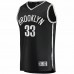 Brooklyn Nets Nicolas Claxton Men's Fanatics Branded Black Fast Break Player Jersey - Icon Edition